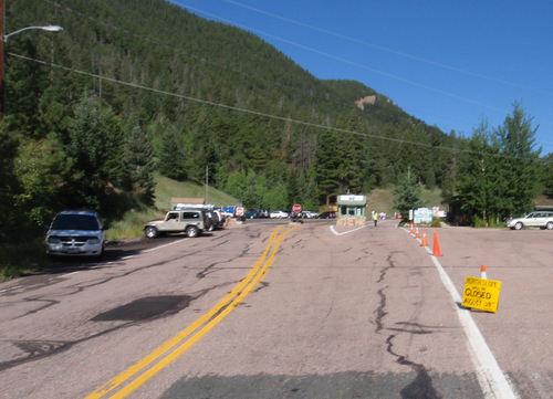 Toll Gates - There is a rest stop here.